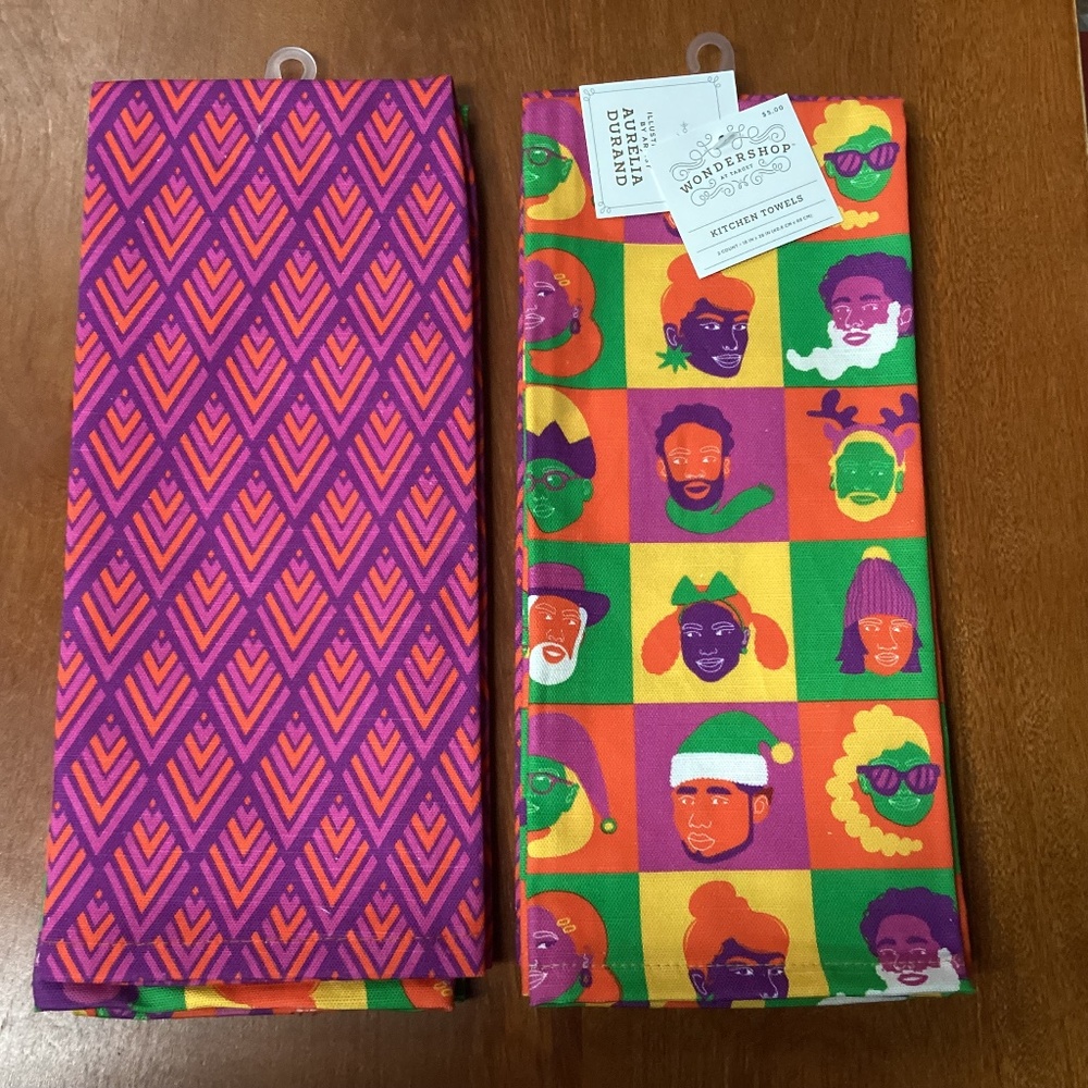 Wondershop at Target Kitchen Towels 2 piece per set/8 towels total NWT